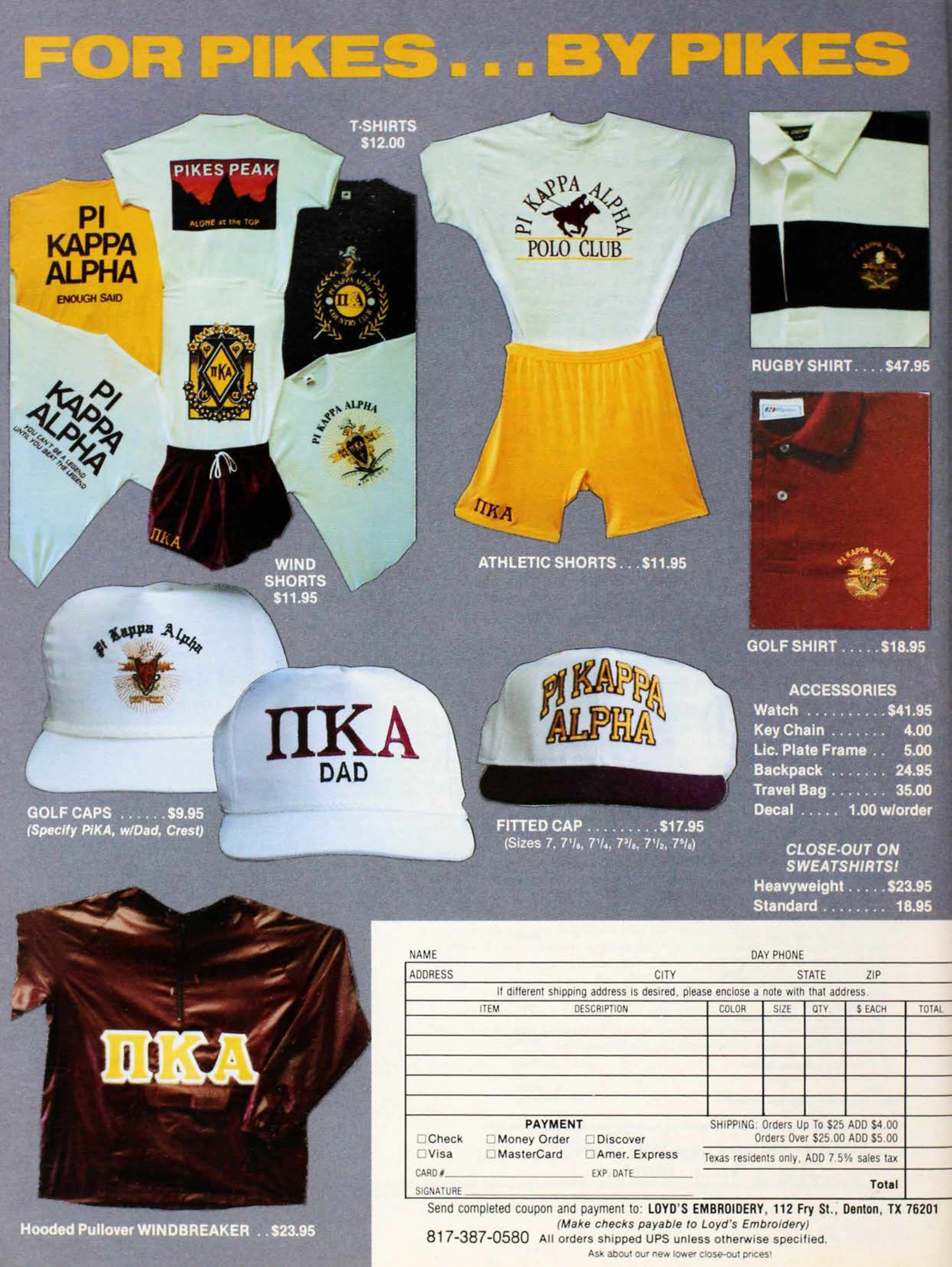 Loyd's Embroidery Advertisement, December 1994